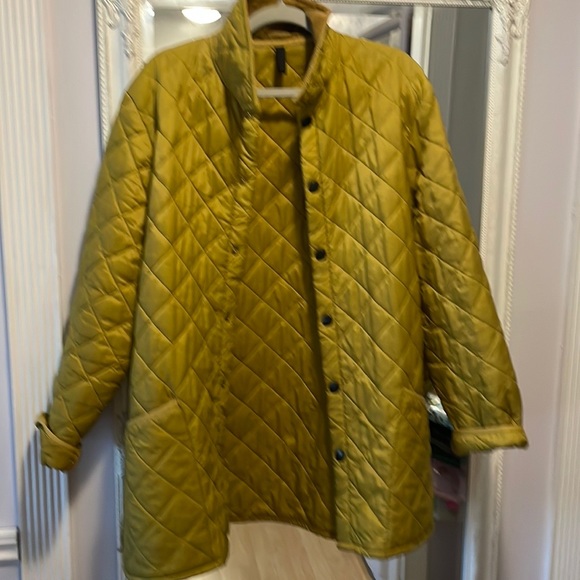 Other - Barbour Liddesdale diamond quilt long jacket size L